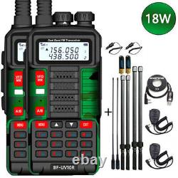 1/2pcs Baofeng Uv-10r Dual Band Uhf/vhf 2-way Radio Long Range Ham Walkie Talkie