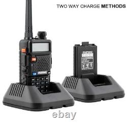 10 Pack Baofeng UV-5R VHF/UHF Dual Band FM Ham Two Way Radio Walkie Talkie