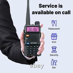 10PC BAOFENG UV-5R VHF/UHF Dual Band Two Way Ham Radio Walkie Talkie Transceiver