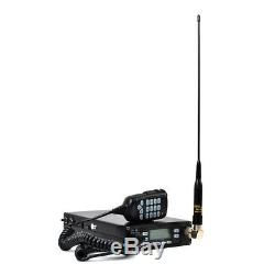 136-174/400-470MHz Dual Band 25W Portable Mobile Radio Transceiver + Antenna