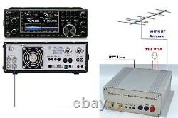 144mhz + 432mhz to 28mhz for ICOM IC-7610 Highly Stable Transverter VHF UHF 12W