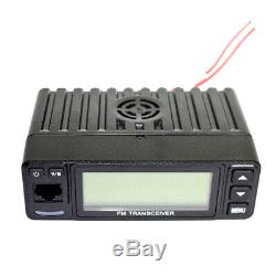25W Dual Band VHF/UHF 136-174/400-480MHz Mobile FM Transceiver Radio+Free Cable