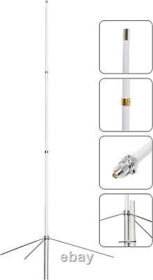 2Meter/70Cm VHF UHF Fiberglass Base Antenna 144/430Mhz 86.6Inches Heavy Duty D