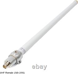 2Meter/70Cm VHF UHF Fiberglass Base Antenna 144/430Mhz 86.6Inches Heavy Duty D