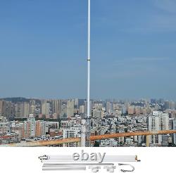 2Meter/70Cm VHF UHF Fiberglass Base Antenna 144/430Mhz 86.6Inches Heavy Duty D