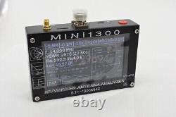 4.3 Display Mini1300 0.1-1300MHz HF VHF UHF ANT SWR Antenna Analyzer with Battery