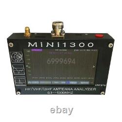 4.3 Display Mini1300 0.1-1300MHz HF VHF UHF ANT SWR Antenna Analyzer with Battery