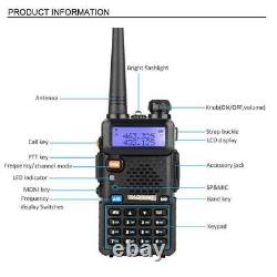 40x BAOFENG UV-5R 2-Way VHF/UHF 136-174/400-520Mhz Radio Dual Band Walkie Talkie