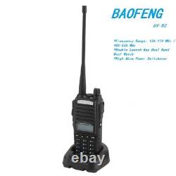 4PCS Baofeng UV-82 Real 8W Walkie Talkie VHF/UHF Dual Band FM Ham Two-way Radios