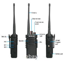 4Pack Retevis RT29 VHF136-174MHz 10W 3200mAh Walkie Talkie for Factory