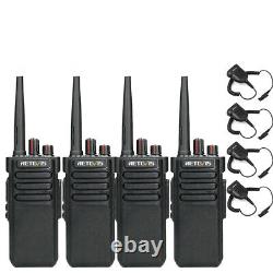 4Retevis RT29 Walkie Talkies VHF136-174MHz 3200mAh 10W 16CH Two Way Radios+MIc