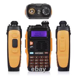 5 Baofeng GT-3TP MarkIII 1/4/8W HP 2m/70cm Band VHF UHF Transceiver + Cable US