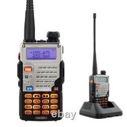 5 x UV-5R 128 Channel VHF/UHF 144-148/420-450MHz Two-way Radio Walkie Talkie