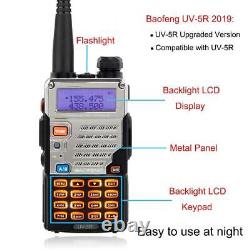 5 x UV-5R 128 Channel VHF/UHF 144-148/420-450MHz Two-way Radio Walkie Talkie