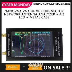 50kHz1000MHz NanoVNA VNA HF VHF UHF Vector Network Antenna Analyzer + 4.3'' LCD