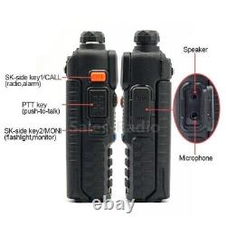 5Pcs BaoFeng UV-5R 5W Walkie Talkie Dual Band VHF/UHF Two-Way Radios Transceiver