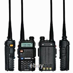 5Pcs BaoFeng UV-5R 5W Walkie Talkie Dual Band VHF/UHF Two-Way Radios Transceiver