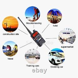 5Pcs BaoFeng UV-5R 5W Walkie Talkie Dual Band VHF/UHF Two-Way Radios Transceiver