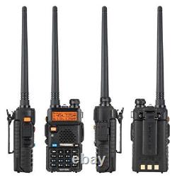 5x BaoFeng UV-5R 144-148/420-450MHz Dual-Band DTMF Ham 2 Way Radio Walkie Talkie