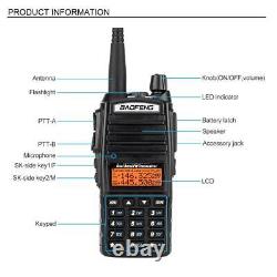 5xBaoFeng UV-82 Dual Band Two-Way Radio 144-148MHz VHF & 420-450MHz UHF (Black)