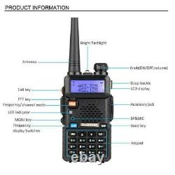6 x BAOFENG UV-5R 2-Way VHF/UHF136-174/400-520Mhz Radio Walkie Talkie w /Antenna