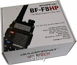 8-Watt Dual Band Two-Way Radio (136-174Mhz VHF&400-520Mhz UHF) Full Kit Included