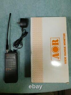 AOR AR 1000XLT SCANNER RADIO RECEIVER HANDHELD HF VHF UHF 0.5-1300 MHz + AIR