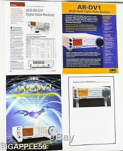 AOR AR-DV1 Analog / Digital 100 KHz 1300 MHz Multi-Mode Radio Receiver Scanner
