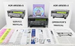 AOR AR5000+3 Scanner Radio Receiver AM FMw FMn CW SSB SAM SAL SAH. 01 2600 MHz