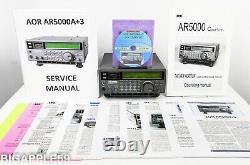 AOR AR5000AU+3 Receiver Scanner AM / HF / FM / VHF / UHF 10KHz 3000MHz UNBLOCK