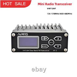 APRS AP-2 Mini Radio Transceiver VHF/UHF 136-174MHz/400-480MHz Dual Band FM