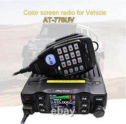 AT-778UV Mobile Radio Dual Band VHF/UHF 136-174/400-480Mhz Car Radio AT778 25W W