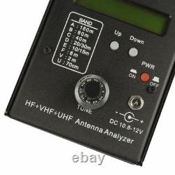 AW07A HF/VHF/UHF 160M 490Mhz Impedance SWR Antenna Analyzer Shortwave Ham Radio