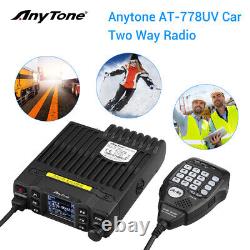 AnyTone AT-778UV Dual Band Mobile Car Radio VHF&UHF 2 Way Radio +USB and Antenna