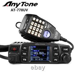 AnyTone AT-778UV Dual Band Transceiver Car Mobile Radio VHF&UHF Two Way Radios