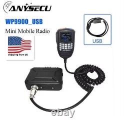 Anysecu WP9900 Dual Band Mini Mobile Radio VHF UHF 25W Two Way Radio US STOCK