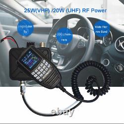 Anysecu WP9900 Dual Band Mini Mobile Radio VHF UHF 25W Two Way Radio US STOCK