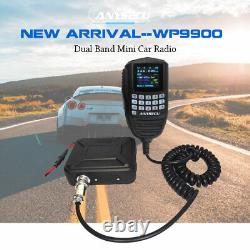 Anysecu WP9900 Dual Band Mini Mobile Radio VHF UHF 25W Two Way Radio US STOCK