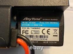 Anytone AT-588 220 Band 55 Watt Mobile with USB cable and software US Seller