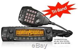Anytone AT-5888UVIII Tri-band 144/220/ 440 MHz Mobile Ham Transceiver US Seller