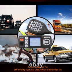 BAOJIE BJ-318 Mini Car UHF VHF Dual Band Mobile 2 Way Ham Radio with Antenna Set