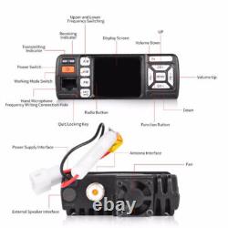 BAOJIE BJ-318 Mini Car UHF VHF Dual Band Mobile 2 Way Ham Radio with Antenna Set