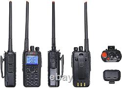 BTECH DMR-6X2 (DMR and Analog) 7-Watt Dual Band Two-Way Radio 136-174Mhz VHF &