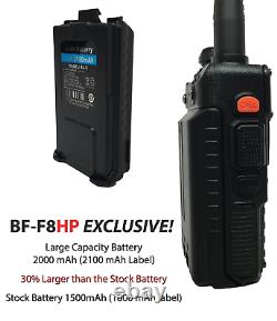 BaoFeng BF-F8HP UV-5R 3rd Gen 8-Watt Dual Band Two-Way Radio 136-174MHz VHF &
