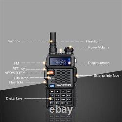 Baofeng BF-F8+ F8 Plus Two Way Radio UHF VHF Dual Band 136-174&400-520MHz 5W