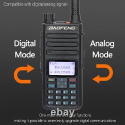 Baofeng DM-1801 DMR Digital Radio Tier 1+2 Dual Time Slot VHF UHF Radio 10Pack