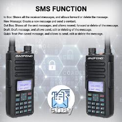 Baofeng DM-1801 DMR Digital Radio Tier 1+2 Dual Time Slot VHF UHF Radio 10Pack