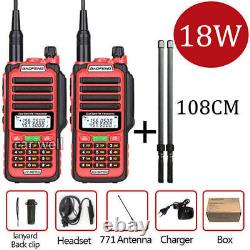 Baofeng Uv-98 Pro Uhf/vhf Walkie Talkie Long Range Two Way Ham Radio Scanner 18w