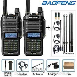 Baofeng Uv-9R Plus VHF/UHF Walkie Talkie Dual Band Handheld Two Way Radio 8W USA