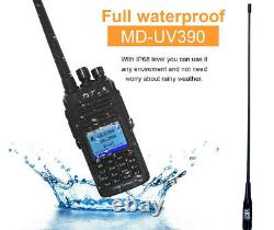 Combo TYT MD-UV390 136-174MHz/400-480MHz DMR WithGPS with High Gain Antenna